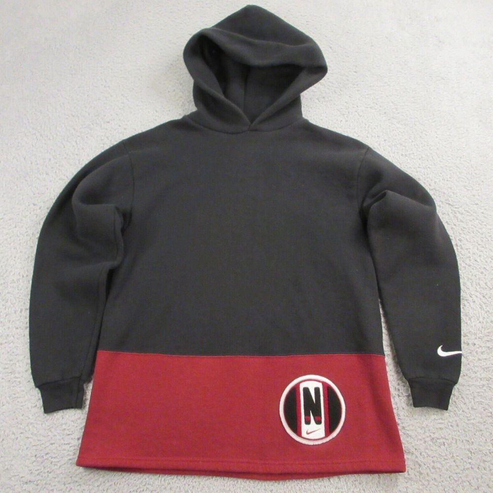 Vintage Nike Hoodie Boys size‎ XL 18-20 White Label Fleece Swoosh Made in USA